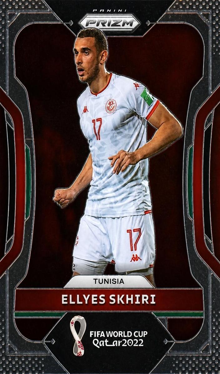 2022 Panini Prizm FIFA World Cup Qatar Ellyes Skhiri #194 card