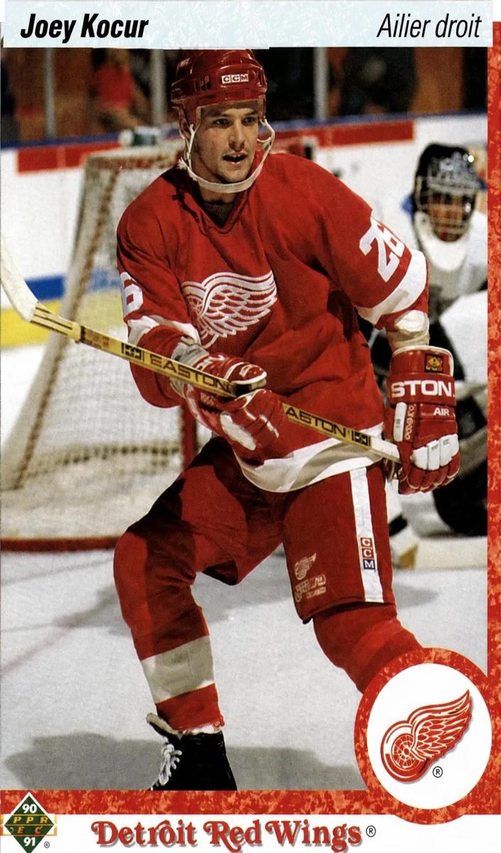 1990 Upper Deck Joey Kocur #411 card