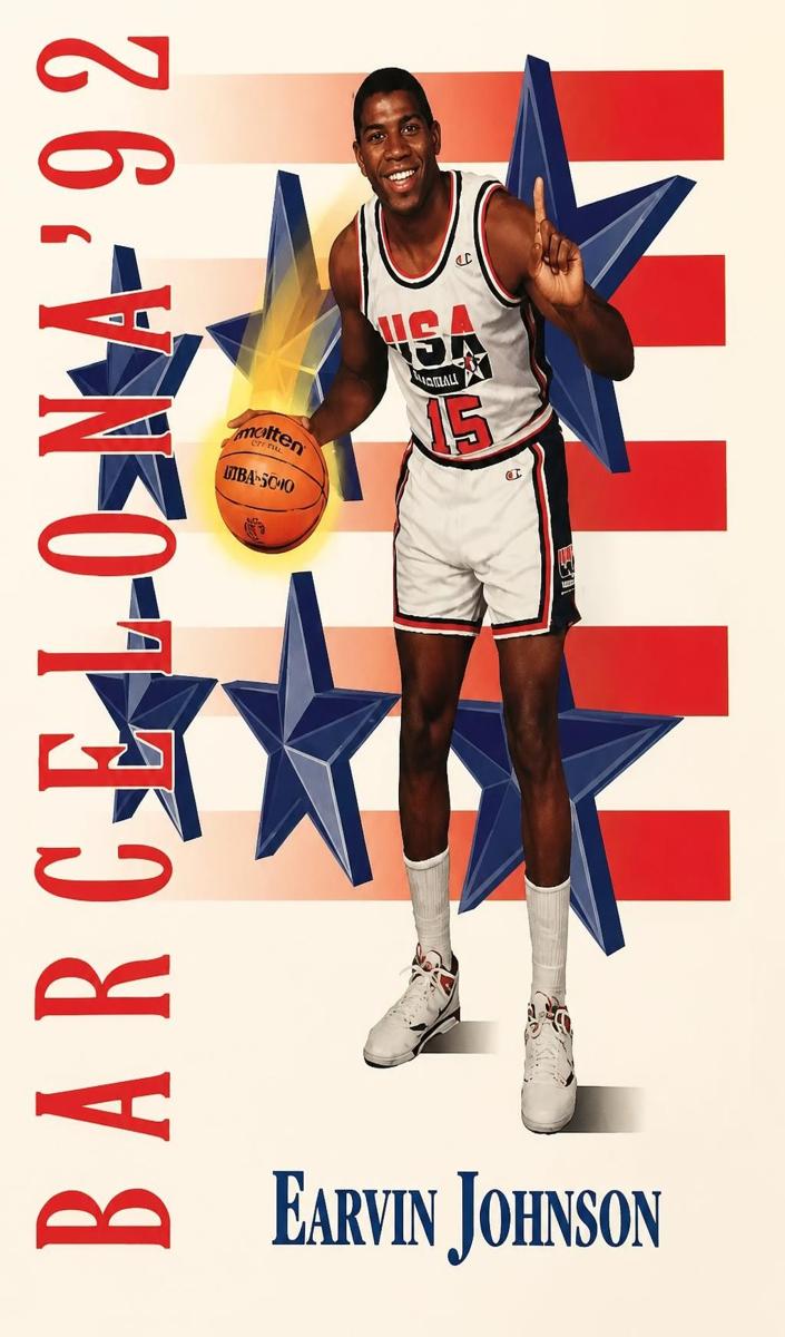 1992 Magic Johnson [Barcelona] #533
