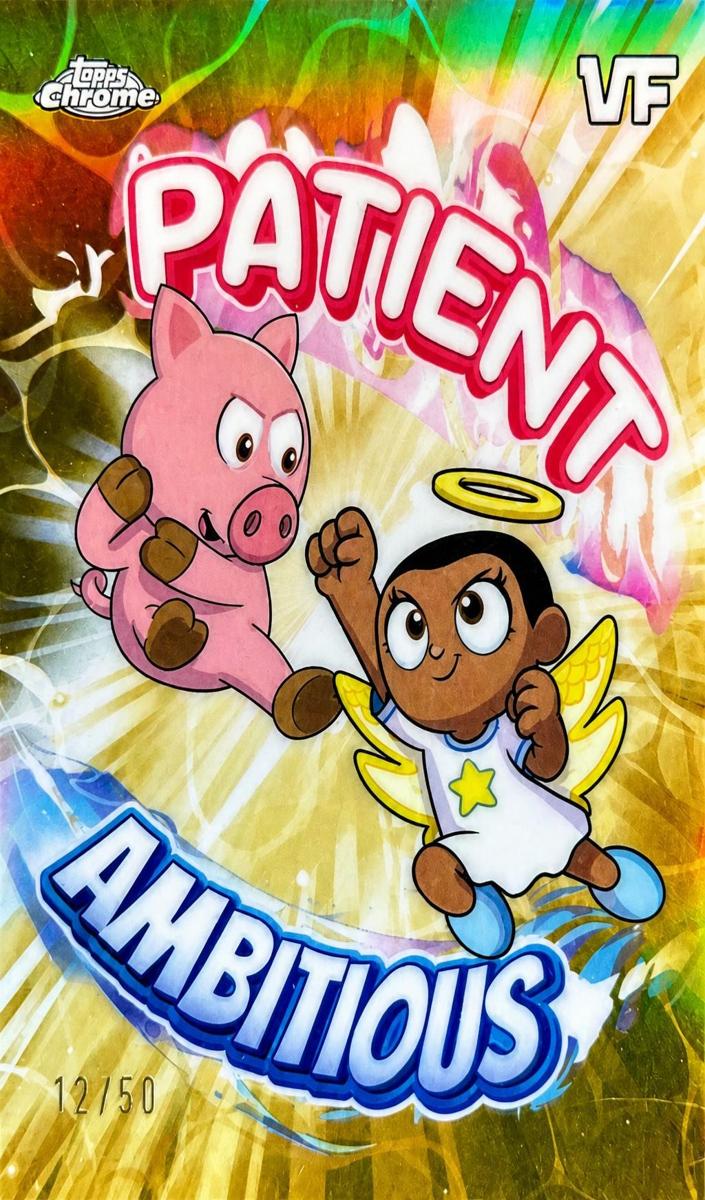 2026 Patient Pig / Ambitious Angel [Gold Refractor] #BB-8