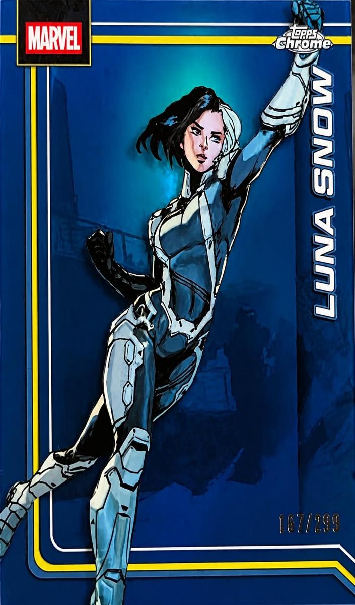 2026 Luna Snow [Orange Wave Refractor] #132