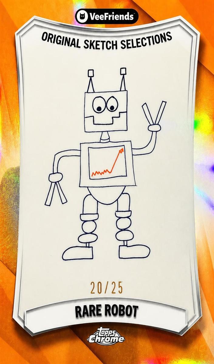 2026 Rare Robot [Orange Refractor] #OSS-3