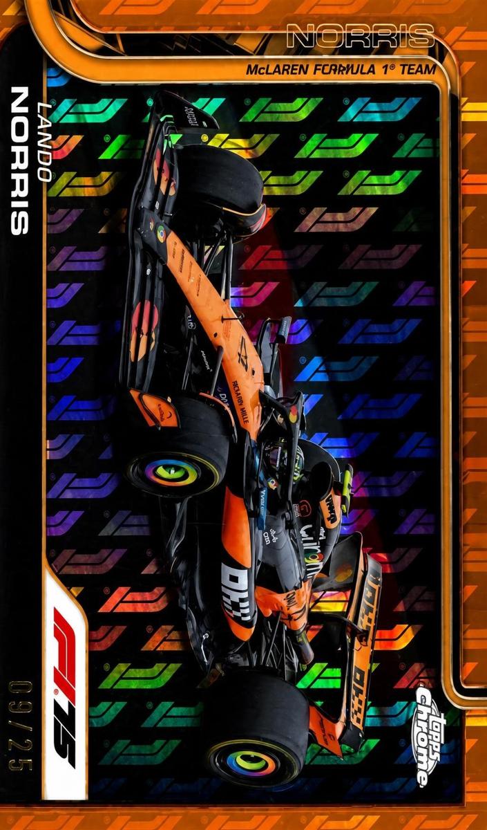 2025 Lando Norris [Orange LogoFractor] #77