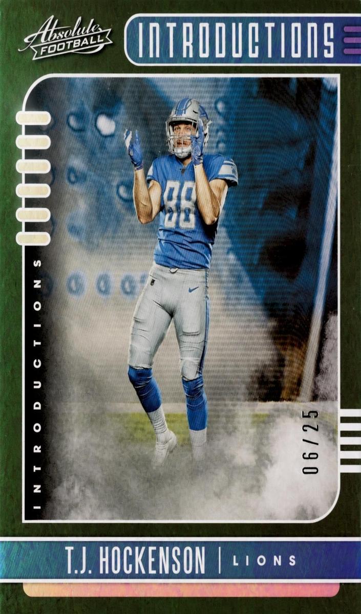 2019 Panini Absolute T.J. Hockenson #19 card
