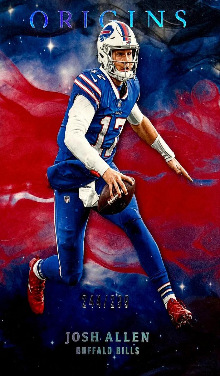 2019 Panini Origins Josh Allen [Red] #13 card