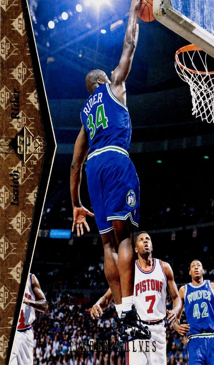 1994 Isaiah Rider [Die Cut] #D106