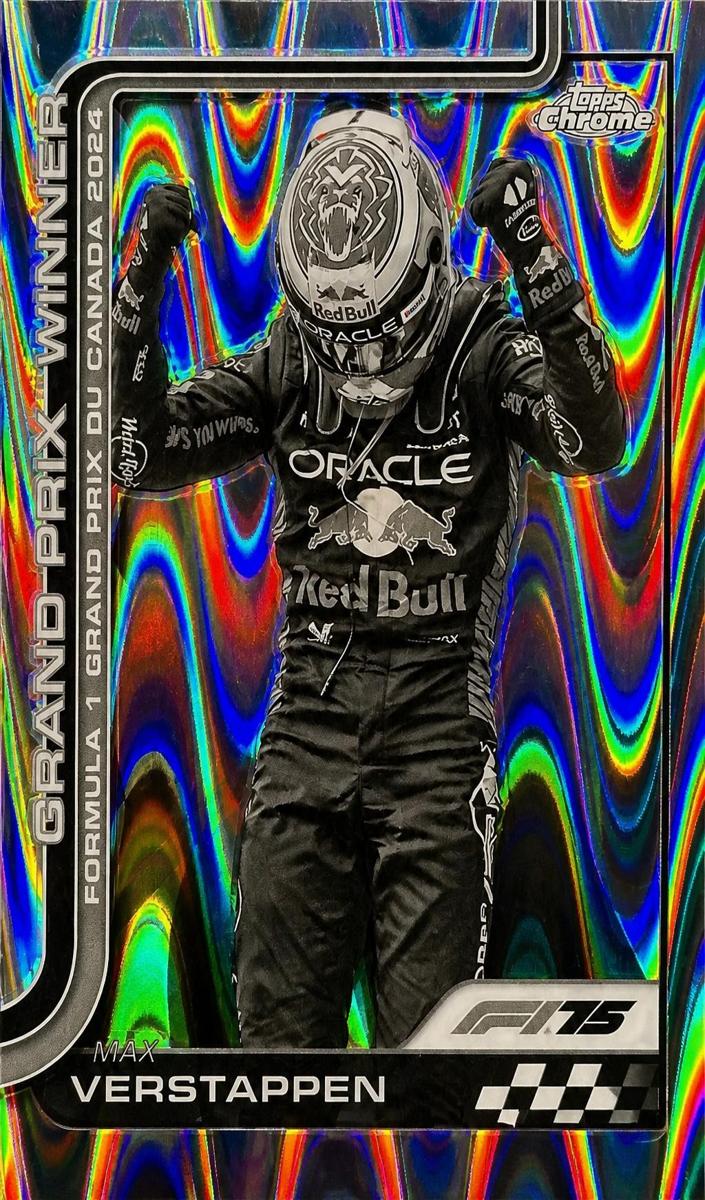 2025 Max Verstappen [Black and White RayWave Refractor] #101