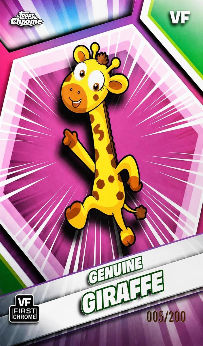 2026 Genuine Giraffe [Pink Refractor] #81
