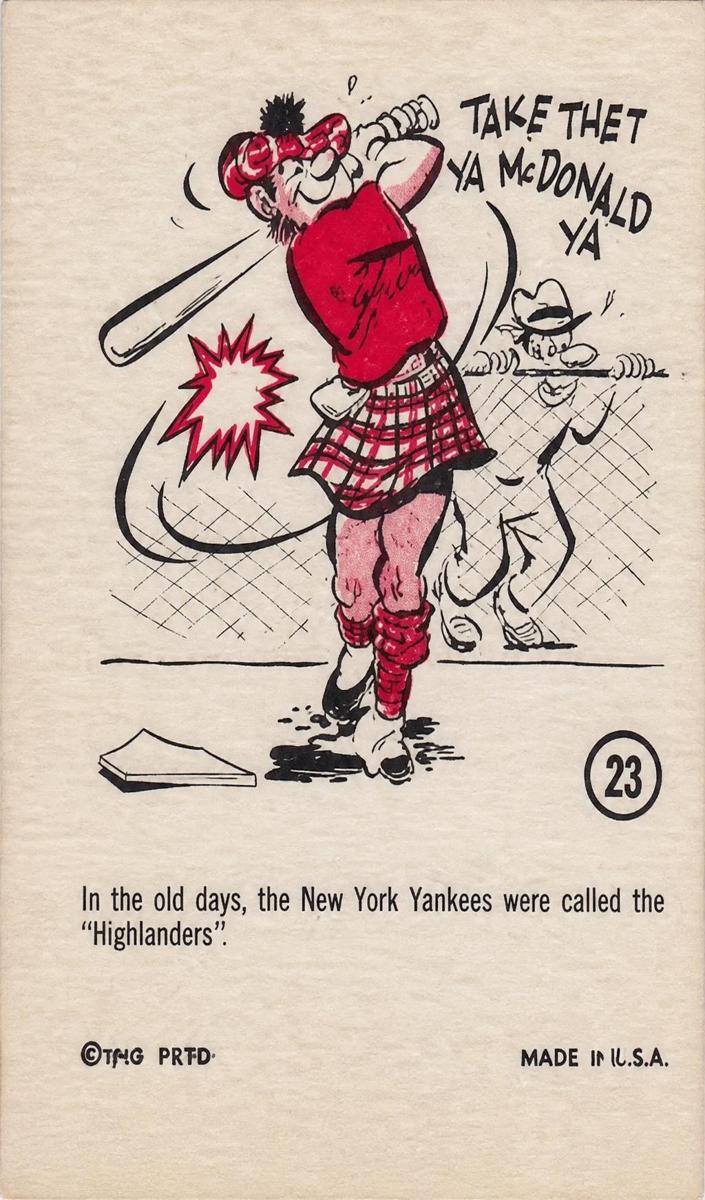 1963 New York Highlander #23
