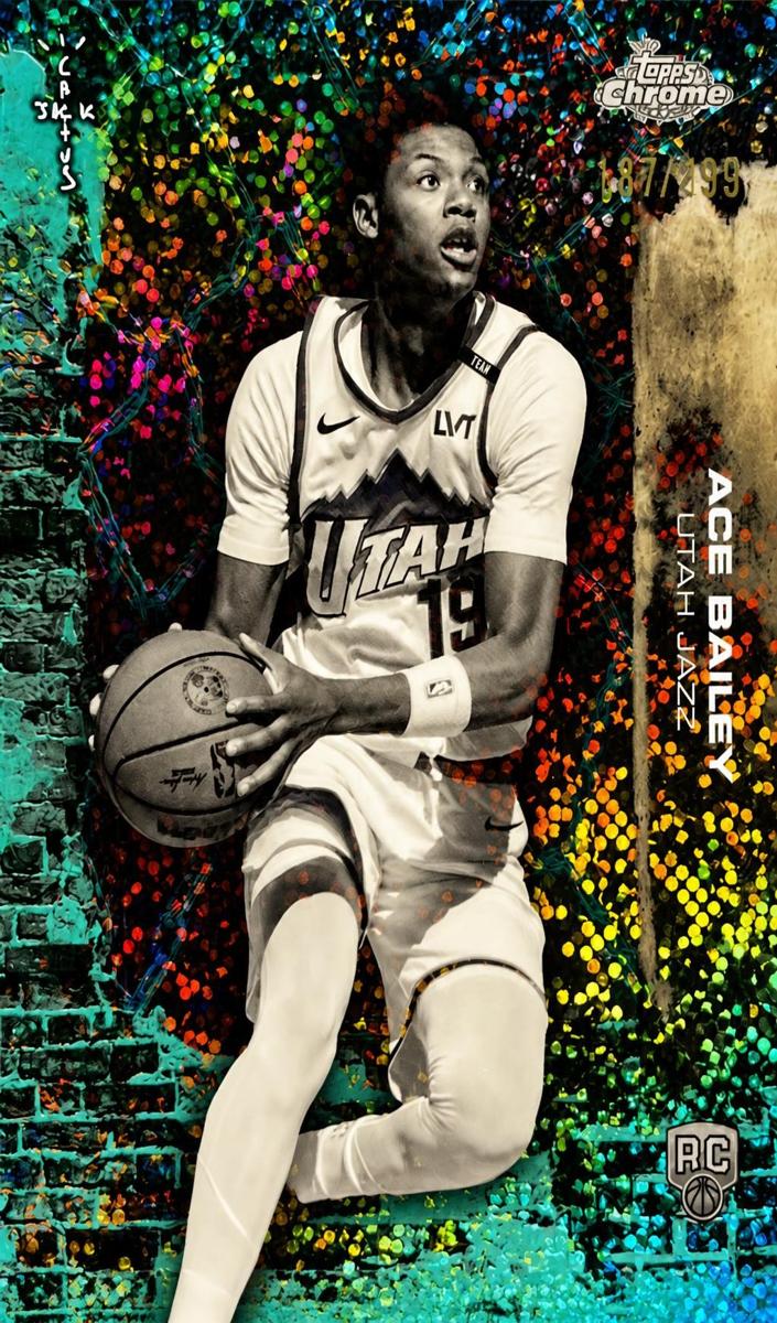 2025 Ace Bailey [Teal Speckle Refractor] #65