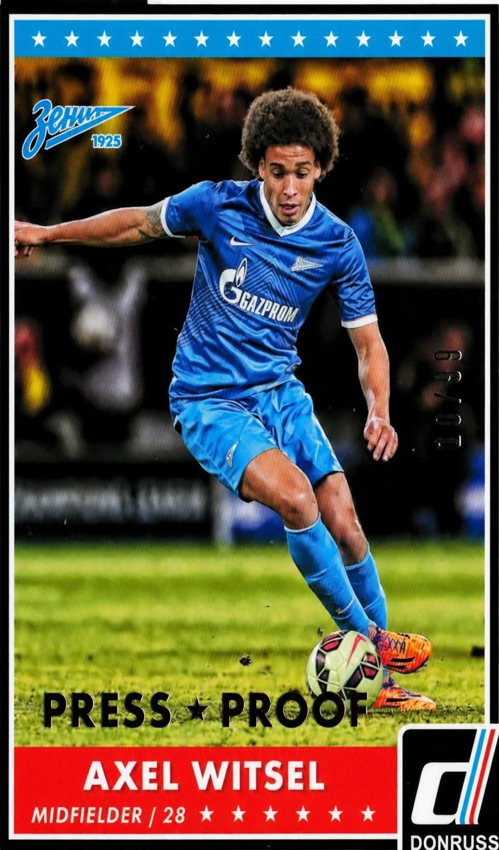 2015 Panini Donruss Axel Witsel #82 card