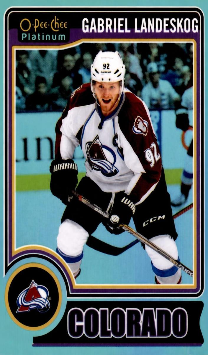 2014 O-Pee-Chee Platinum Gabriel Landeskog #120 card