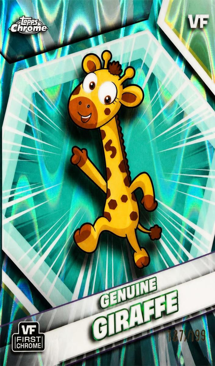 2026 Genuine Giraffe [Aqua RayWave Refractor] #81