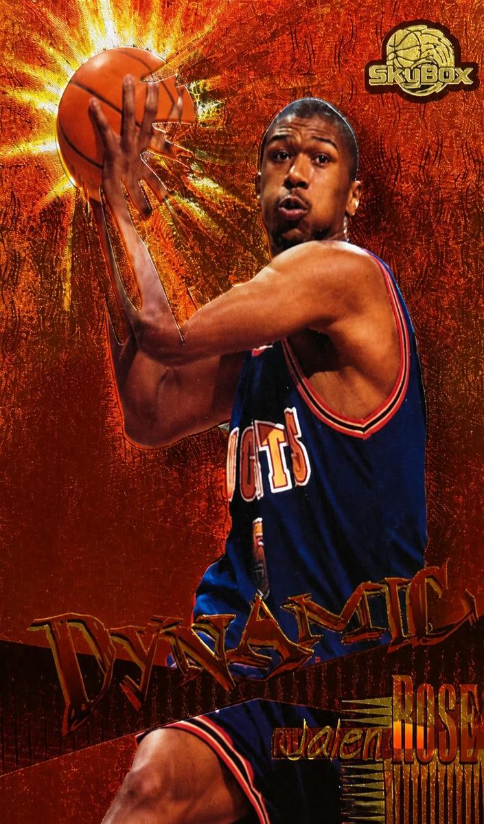1995 Skybox Premium Jalen Rose #D4 card