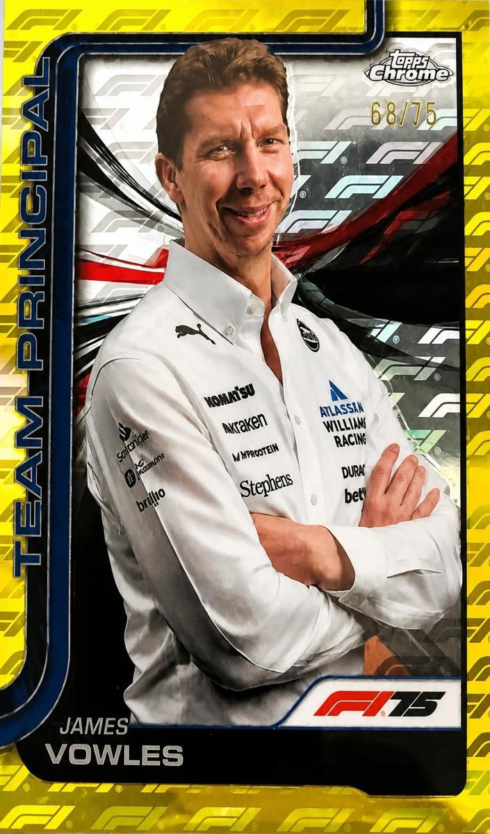 2025 James Vowles [Yellow LogoFractor] #200