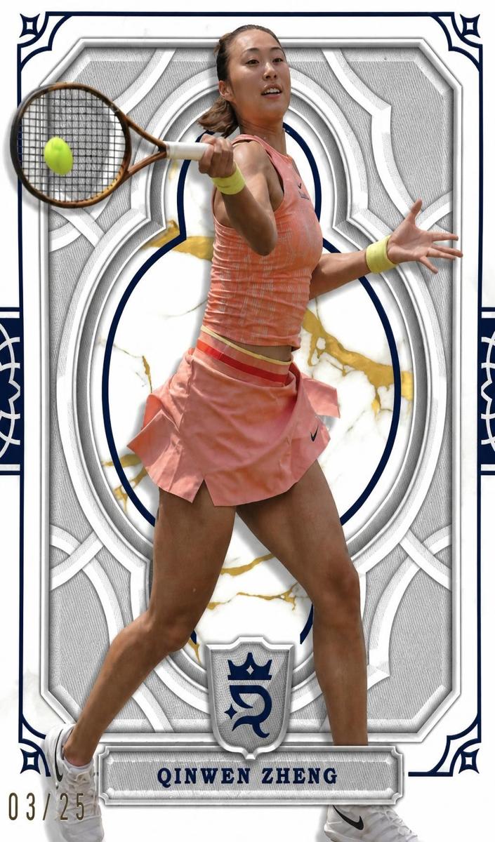 2024 Qinwen Zheng [Blue] #65