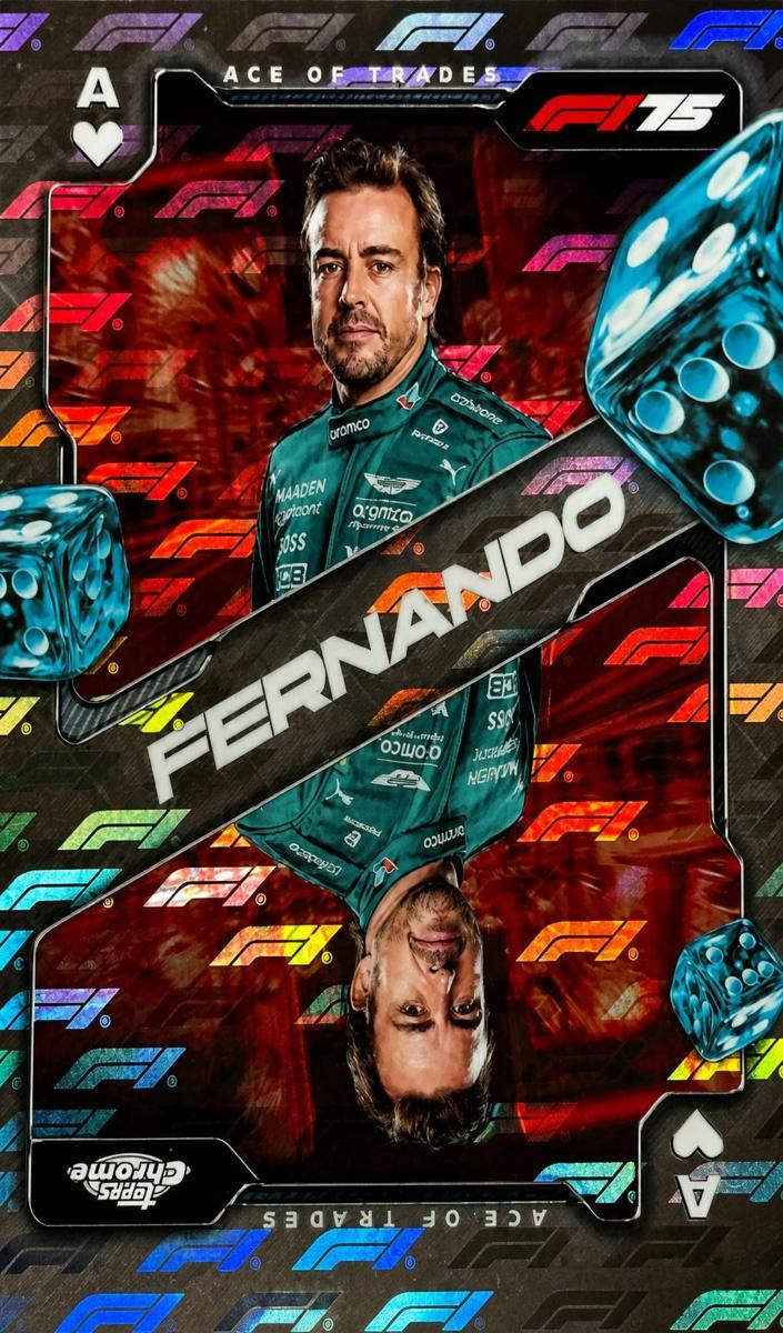 2025 Fernando Alonso [Aqua Refractor] #SCA-6