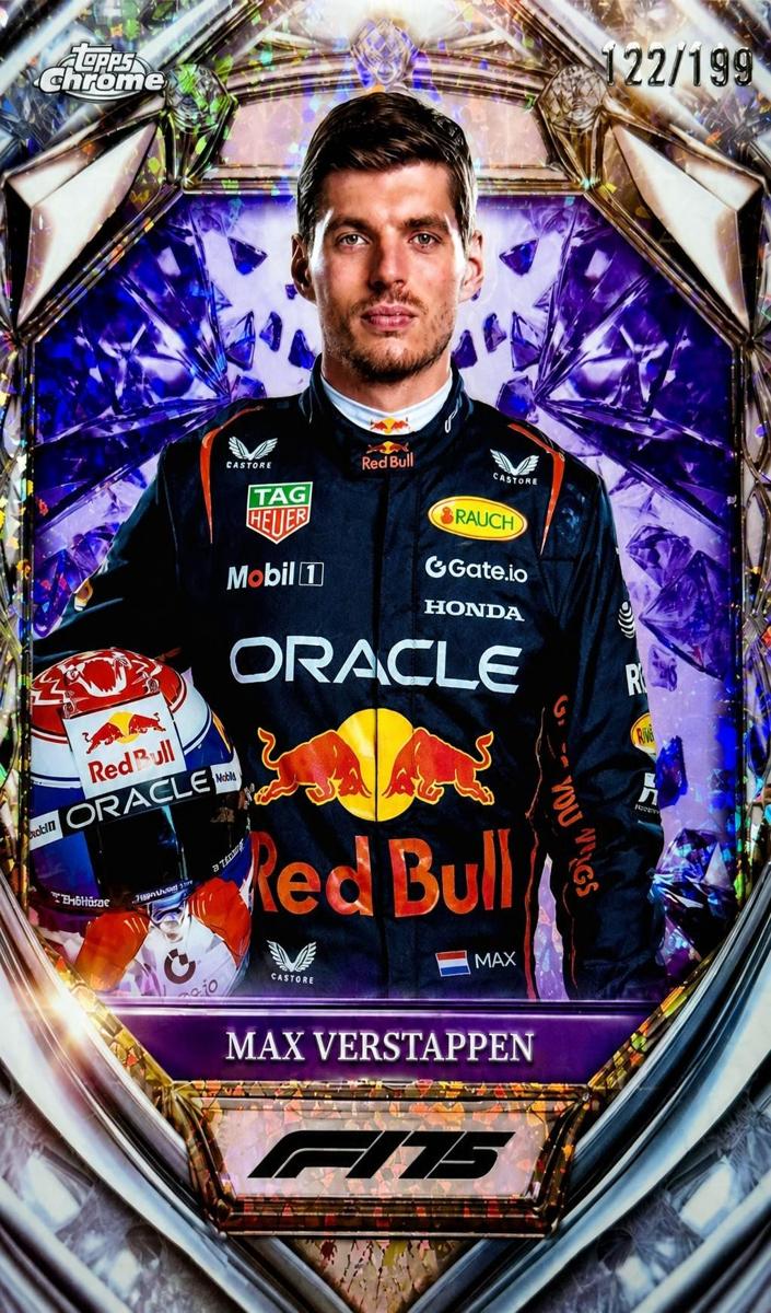 2025 Max Verstappen [Purple Mini-Diamond Refractor] #D75-1