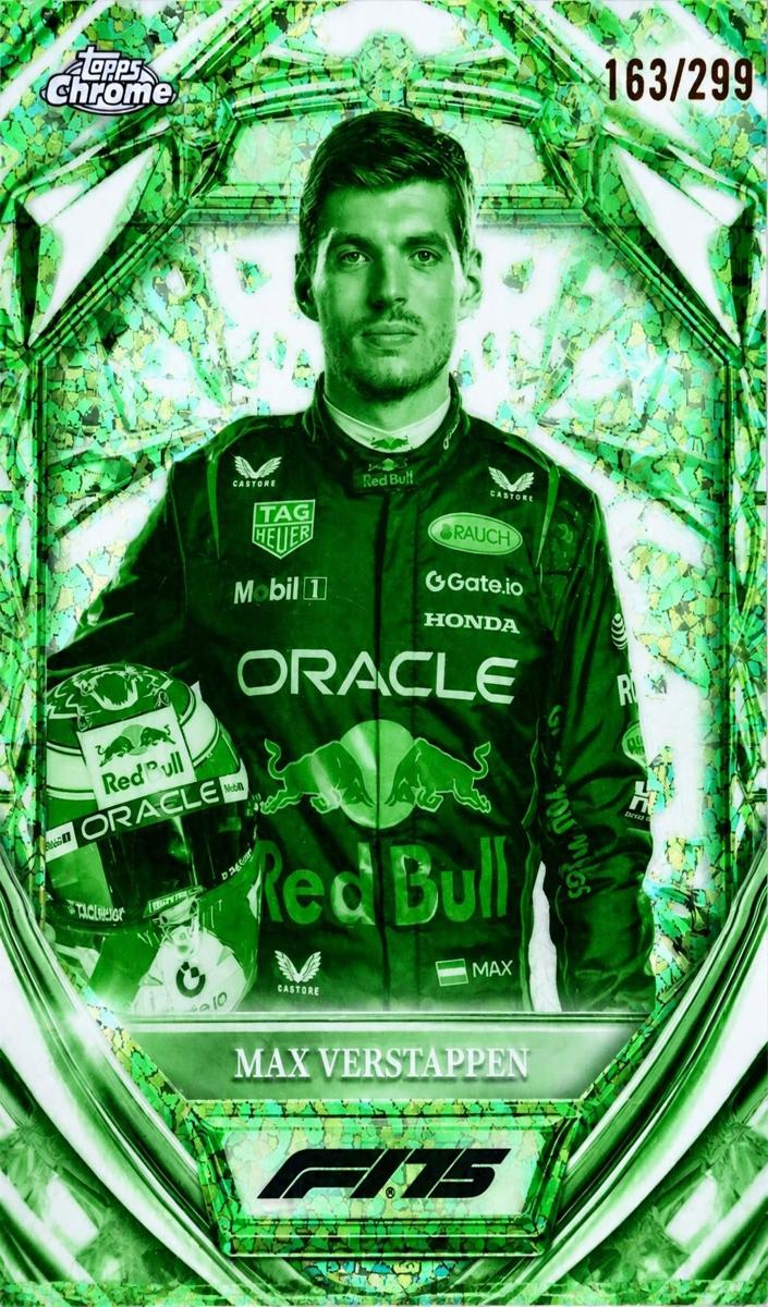 2025 Max Verstappen [Night Vision Mini-Diamond F1 Refractor] #D75-1