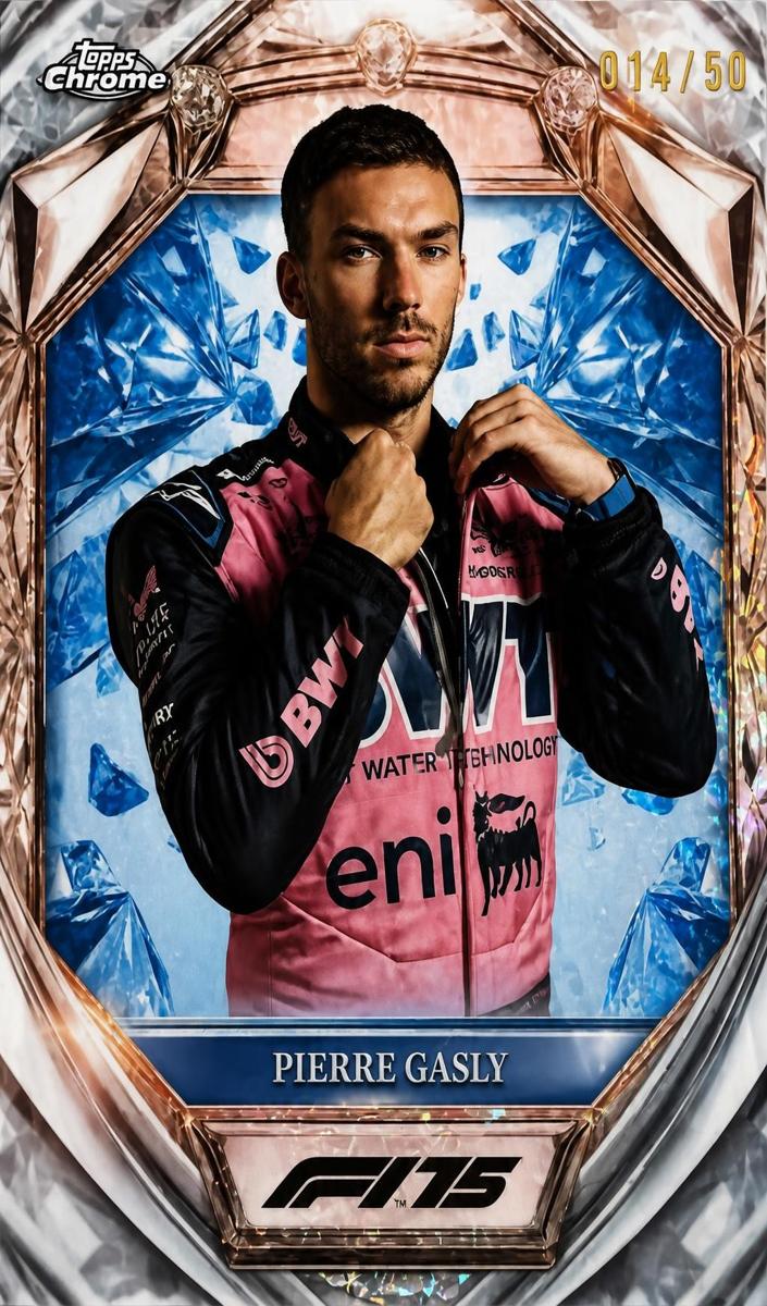 2025 Pierre Gasly [Blue Mini-Diamond Refractor] #D75-16