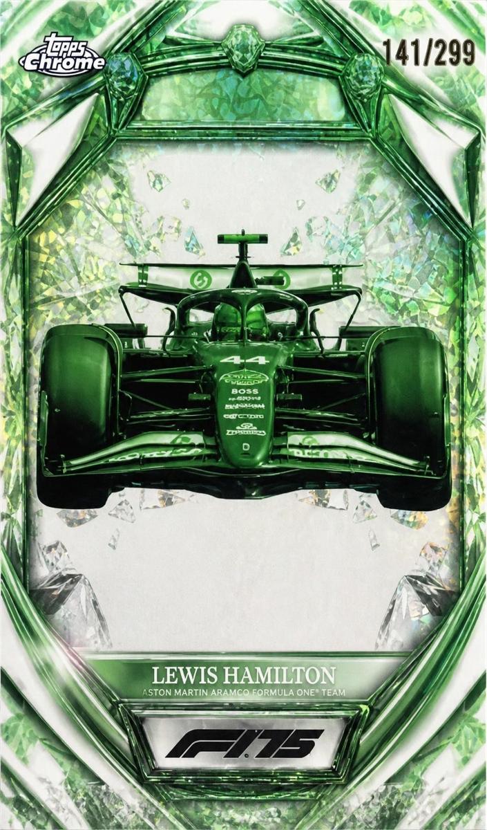 2025 Lewis Hamilton [Night Vision Mini-Diamond F1 Refractor] #D75-24