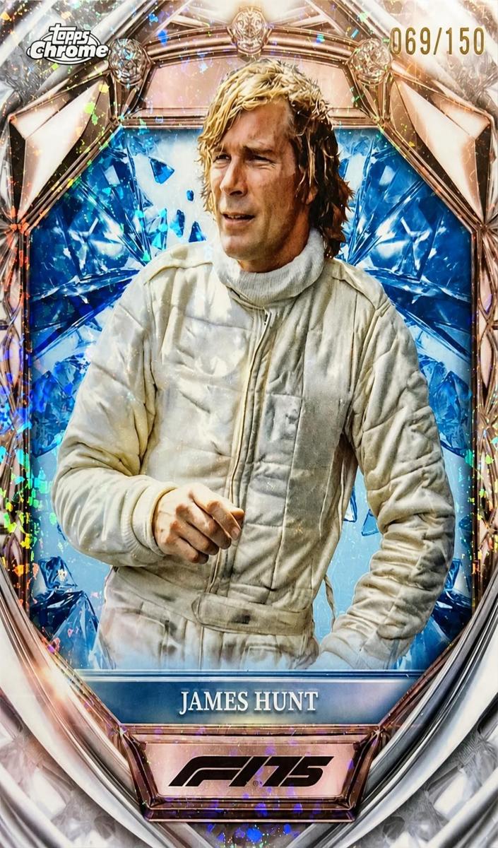 2025 James Hunt [Blue Mini-Diamond Refractor] #D75-44