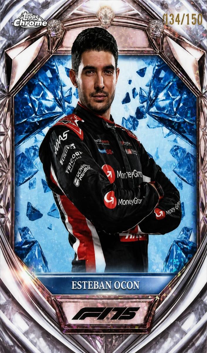 2025 Esteban Ocon [Blue Mini-Diamond Refractor] #D75-13
