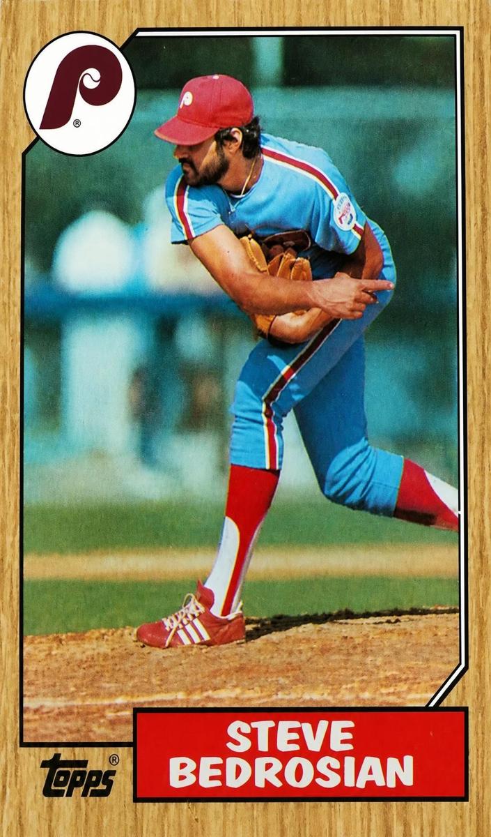 1987 Topps Steve Bedrosian #736 card