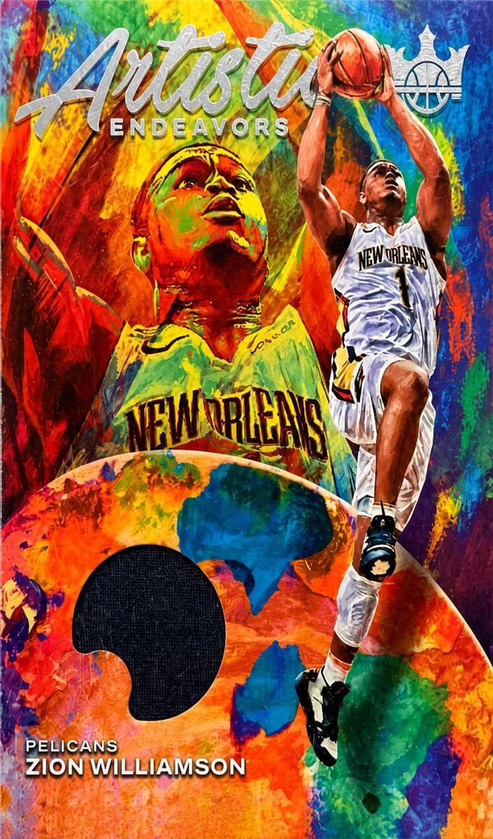 2022 Panini Court Kings Zion Williamson #AE-ZWO card
