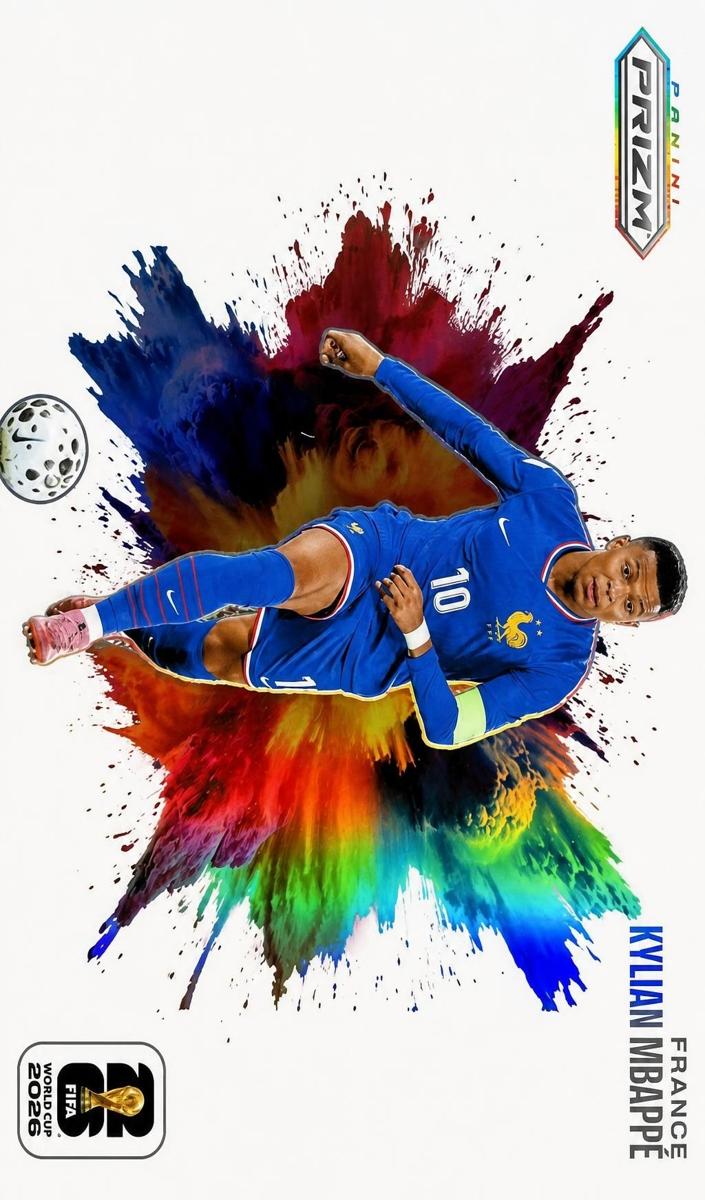 2026 Panini Prizm FIFA World Cup Kylian Mbappe #5 card