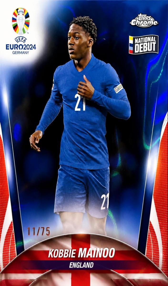 2024 Kobbie Mainoo [Blue Lava Refractor] #123