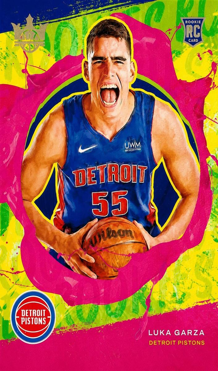 2021 Panini Court Kings Luka Garza #126 card