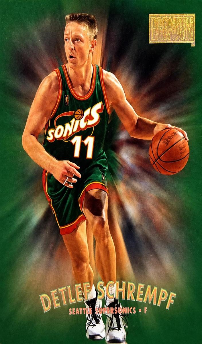 1997 Skybox Premium Detlef Schrempf #42 card