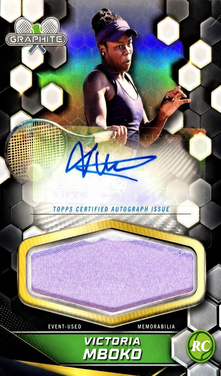 2024 Topps Graphite Victoria Mboko #GSR-VMO card