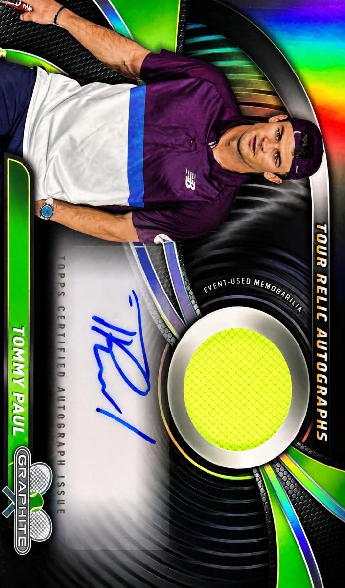 2024 Topps Graphite Tommy Paul #TRA-TPL card
