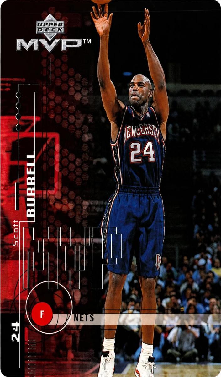 1999 Upper Deck MVP Scott Burrell #104 card