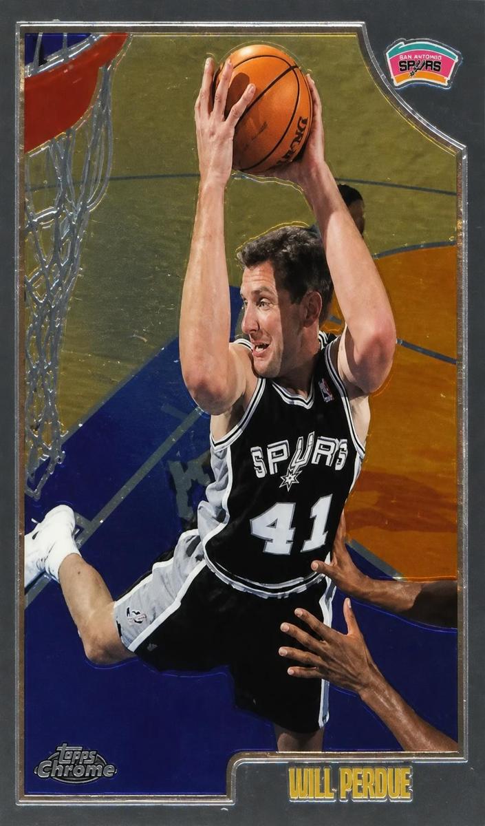 1998 Topps Chrome Will Perdue #93 card