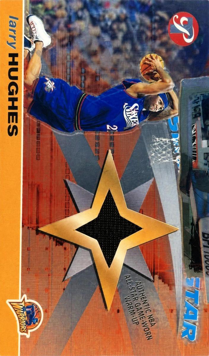 2001 Topps Pristine Larry Hughes #S-LH card
