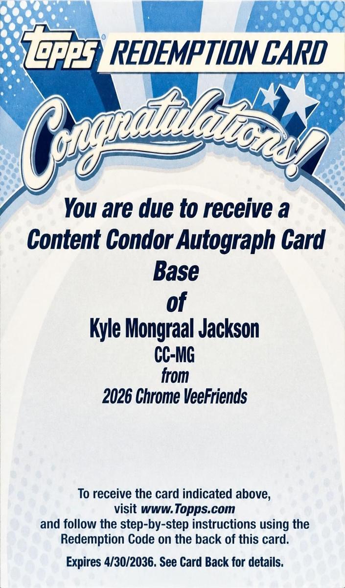 2026 Kyle "Mongraal" Jackson #CC-MG