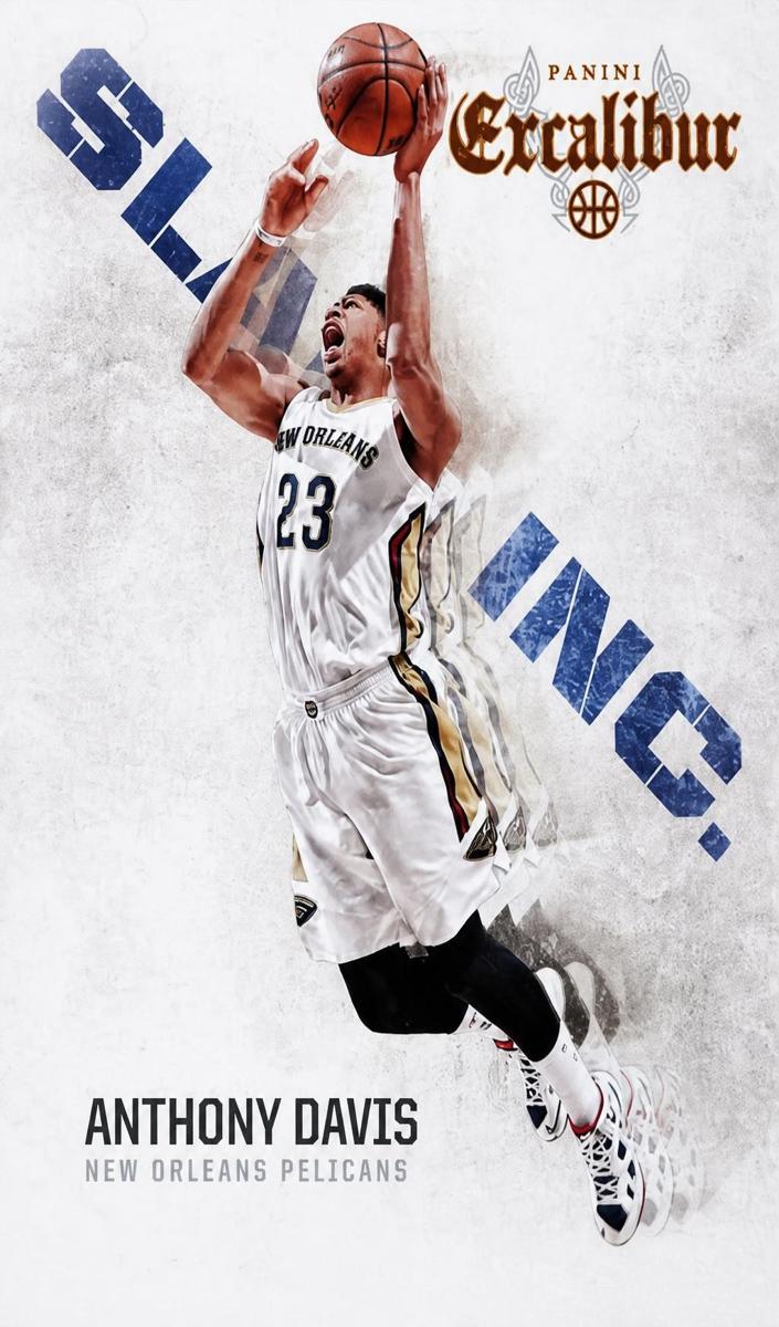2014 Panini Excalibur Anthony Davis #9 card