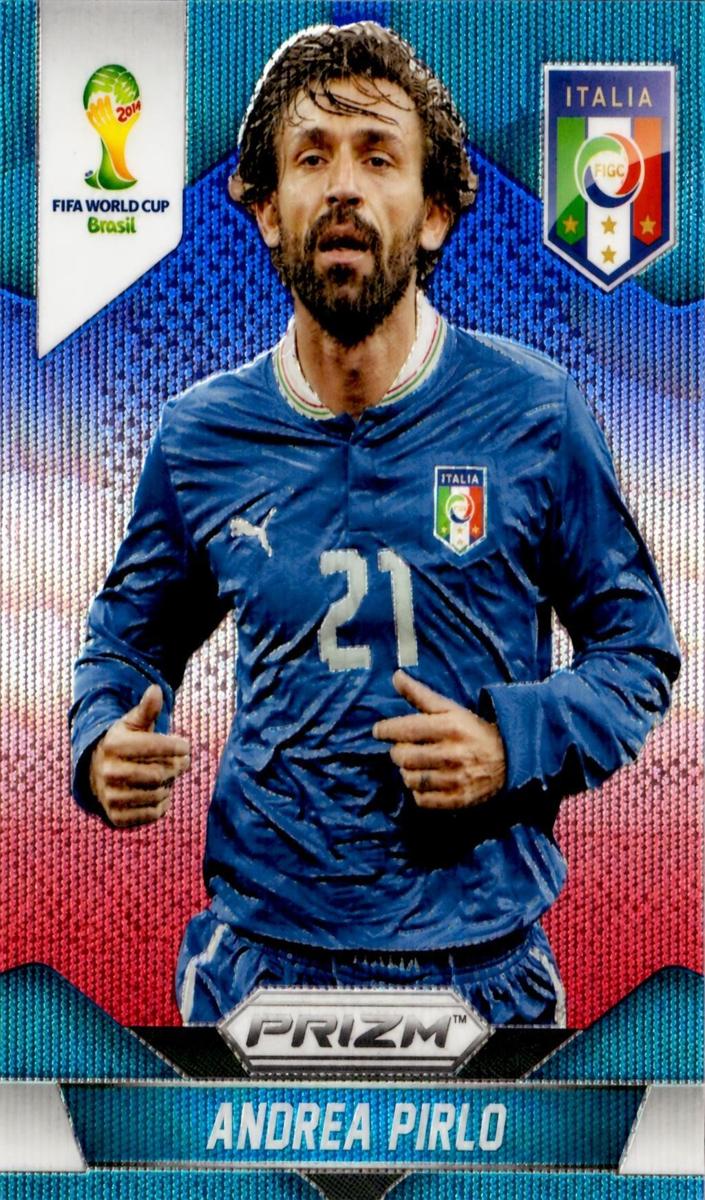 2014 Andrea Pirlo [Blue and Red Wave] #128