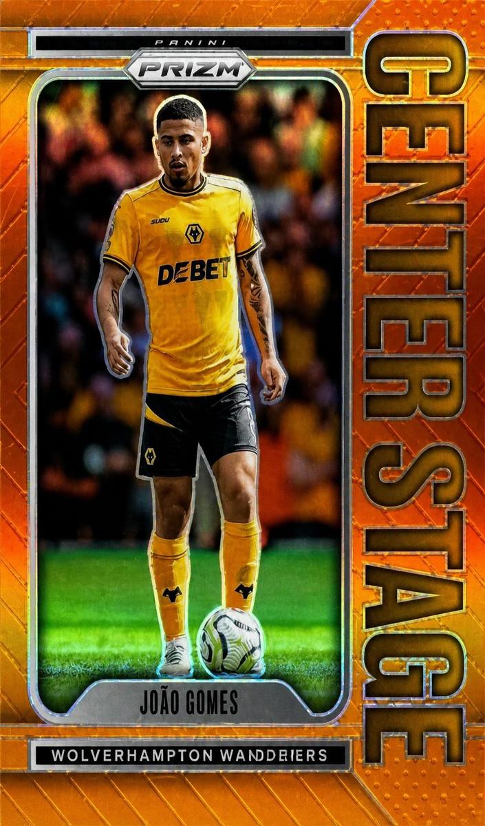 2024 Panini Prizm Premier League Joao Gomes [Orange] #14 card