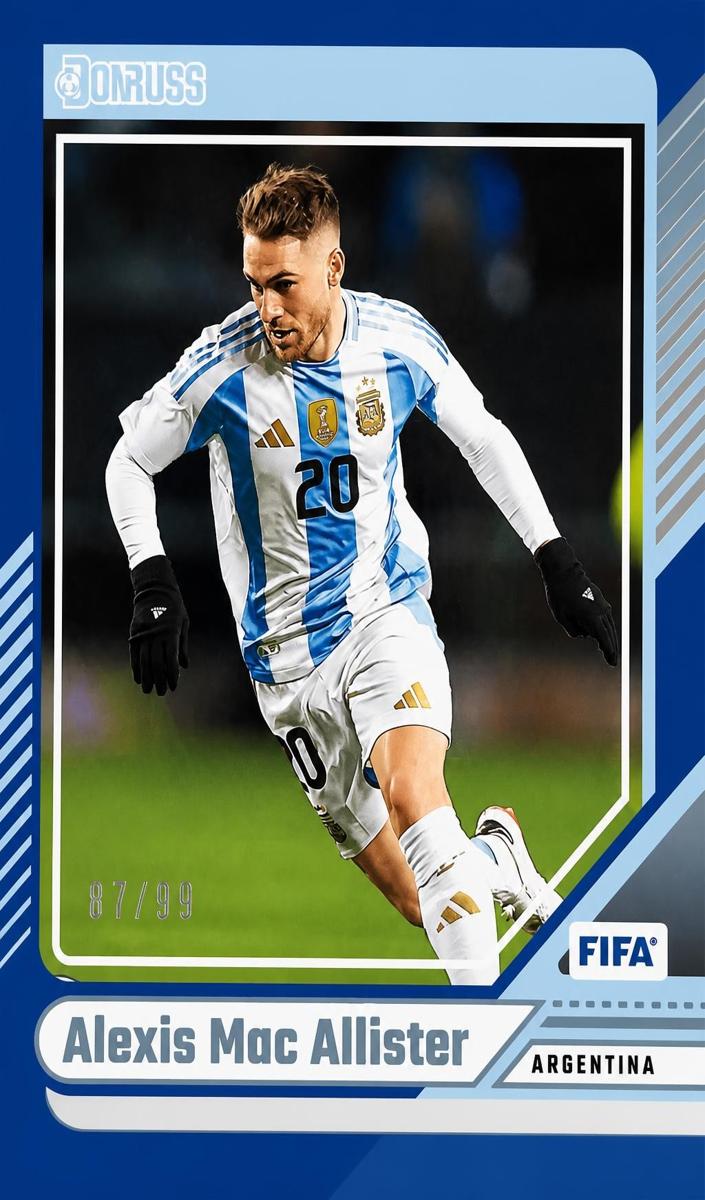 2024 Alexis Mac Allister [Blue Cubic] #75