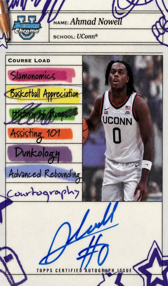 2024 Bowman Chrome University Ahmad Nowell #CLA-ANO card