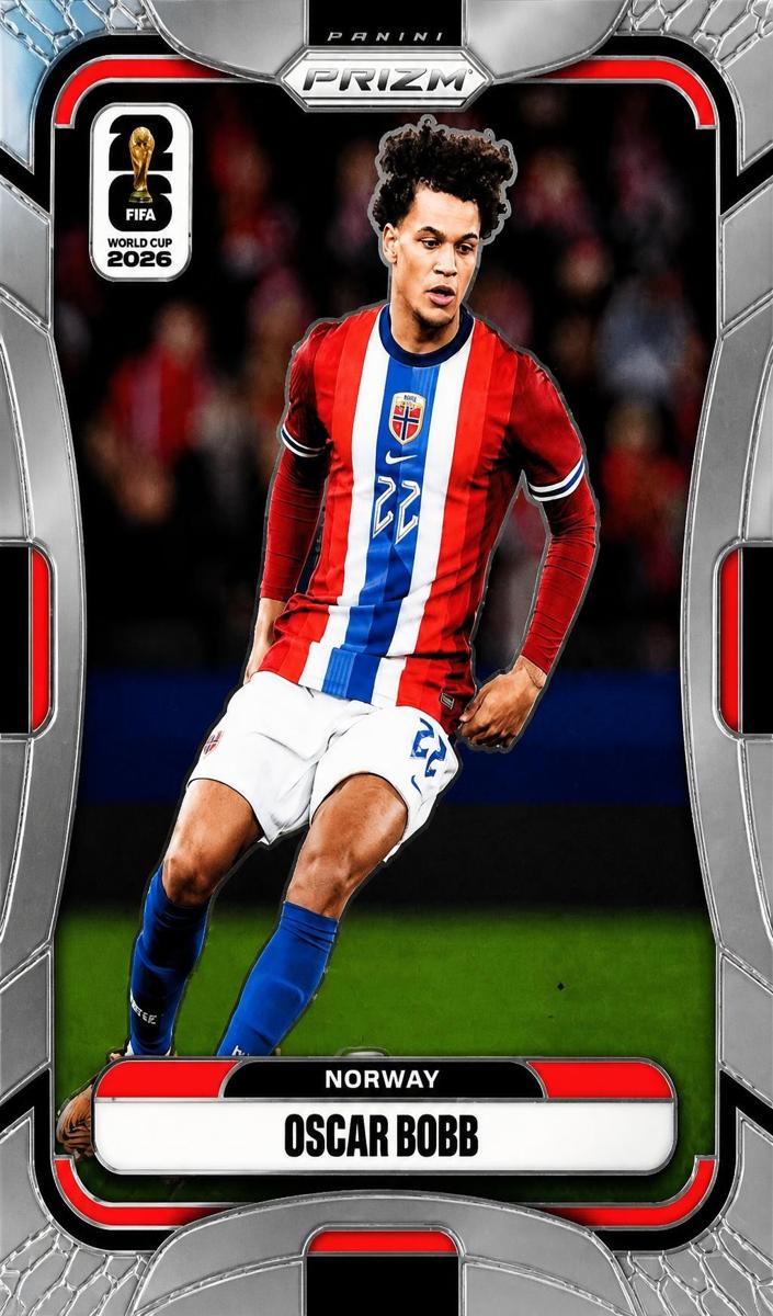 2026 Panini Prizm FIFA World Cup Oscar Bobb #329 card
