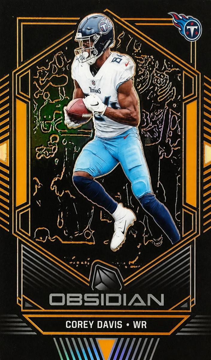 2019 Panini Obsidian Corey Davis #40 card