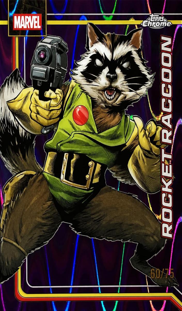 2026 Rocket Raccoon [Green RayWave Refractor] #98