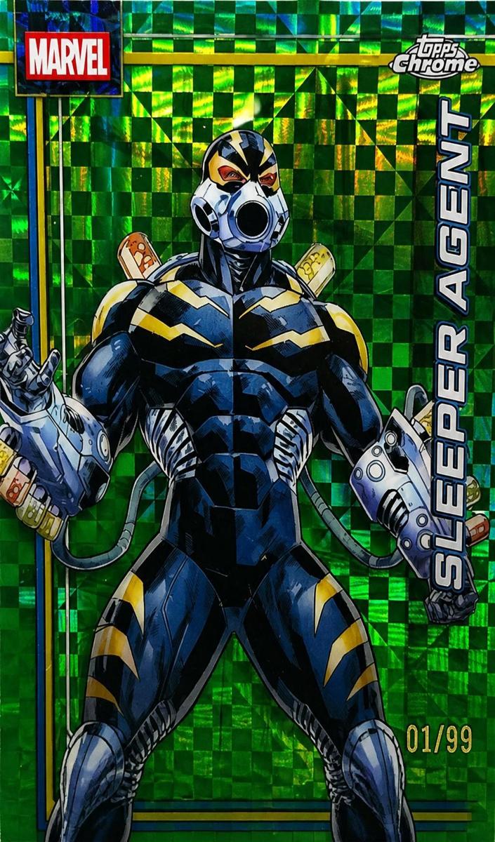 2026 Sleeper Agent [Green X-Fractor] #100