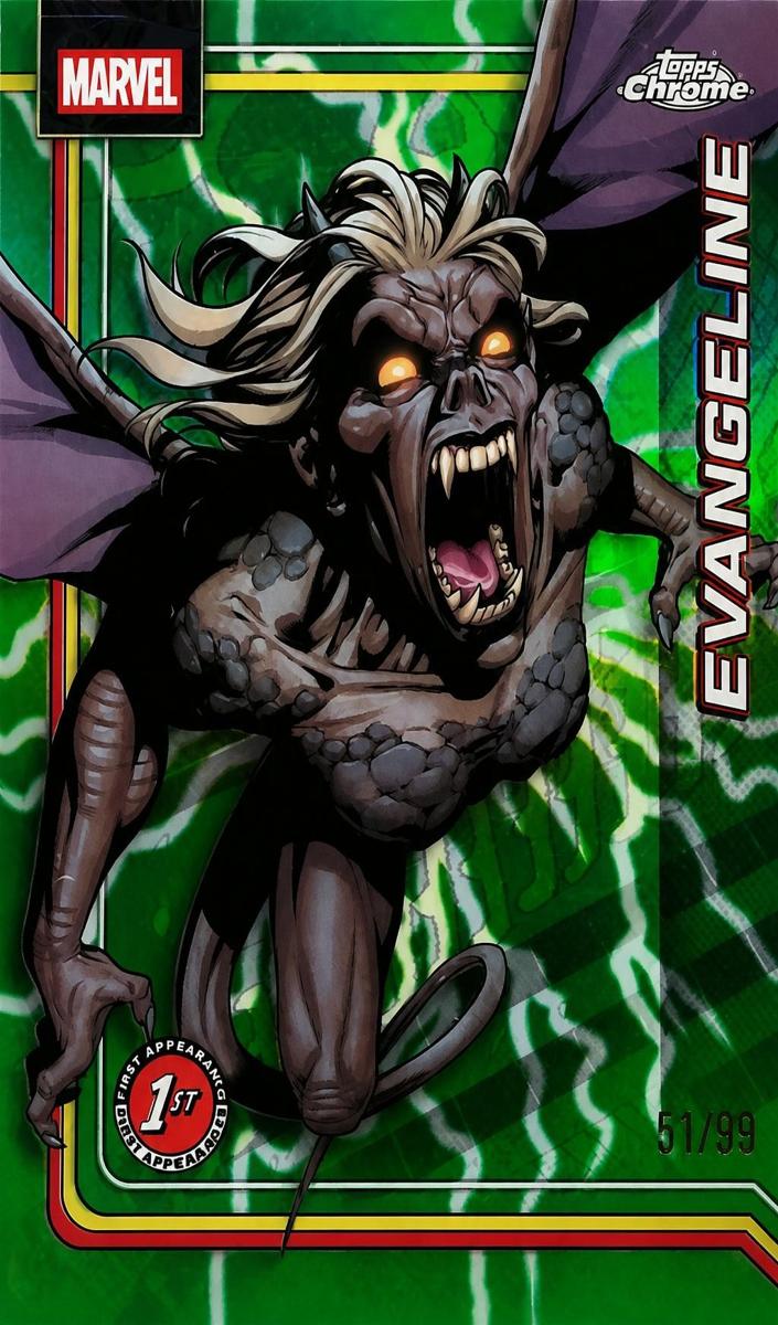 2026 Evangeline [Storm's Green Lightning Refractor] #117