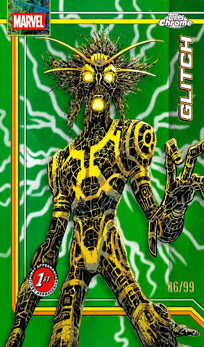 2026 Glitch [Storm's Green Lightning Refractor] #119